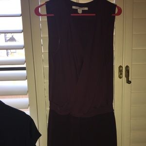 Maroon midi dress silk material